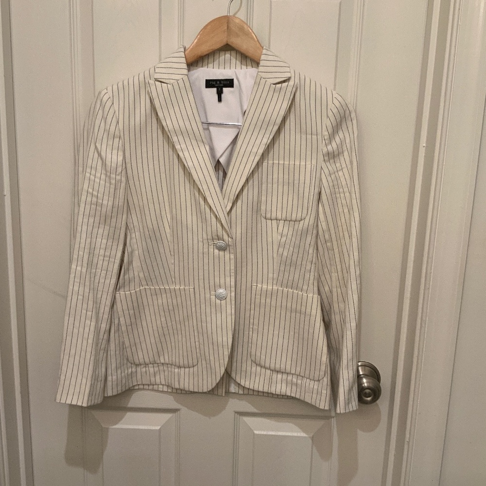 Rag & Bone Striped Blazer